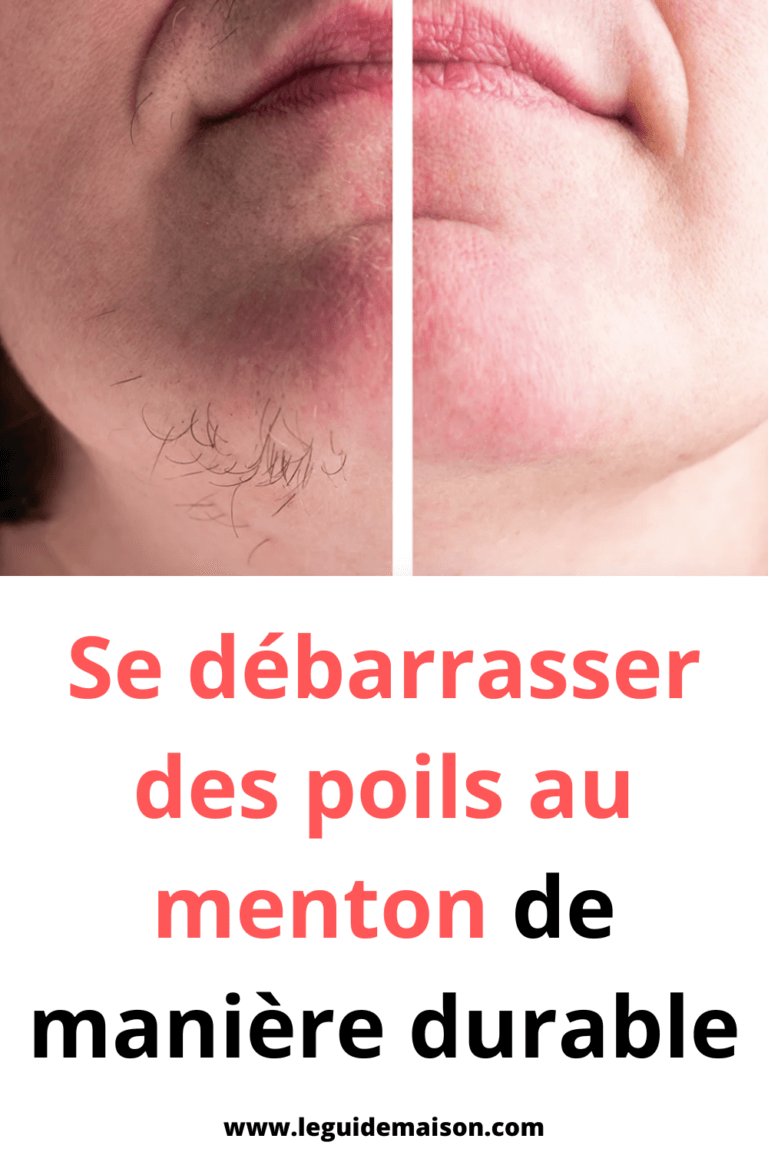 Se débarrasser des poils au menton de manière durable - Le Guide Maison